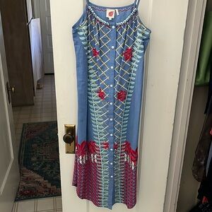 Beautiful embroidered dress from Anthropology
